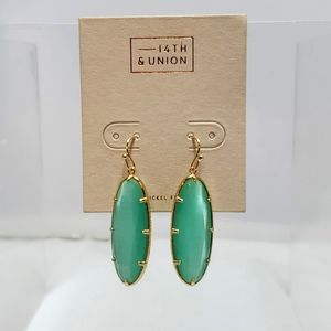 Nordstrom fishhook seafoam color earring